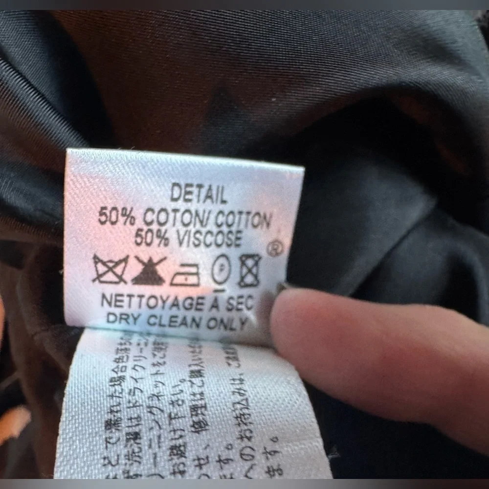 PAULE KA 40 6 Animal Print Belted Lined Dress Designer Leopard Grosgrain Medium - Picture 9 of 12